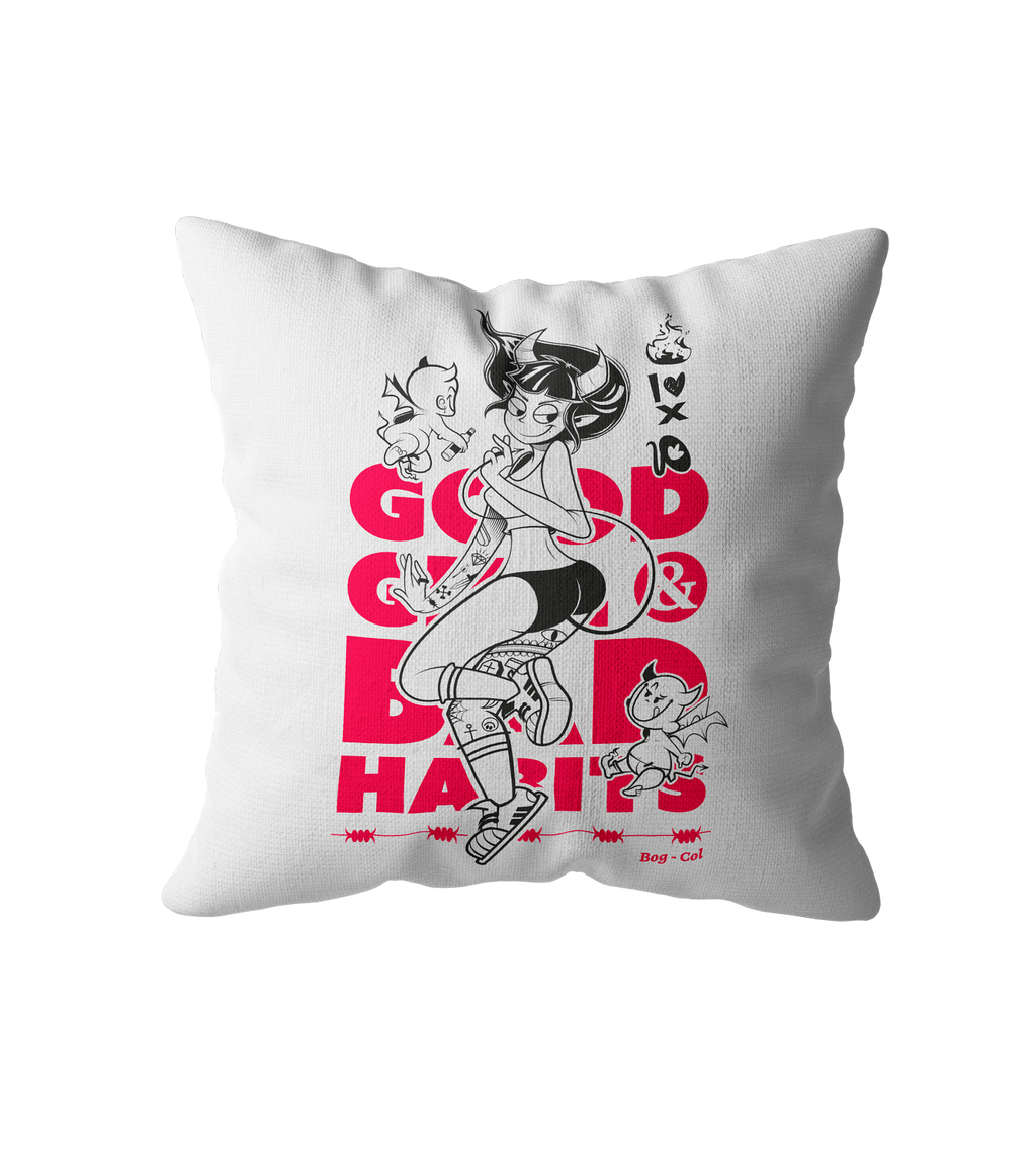 Bad Habits Pillow