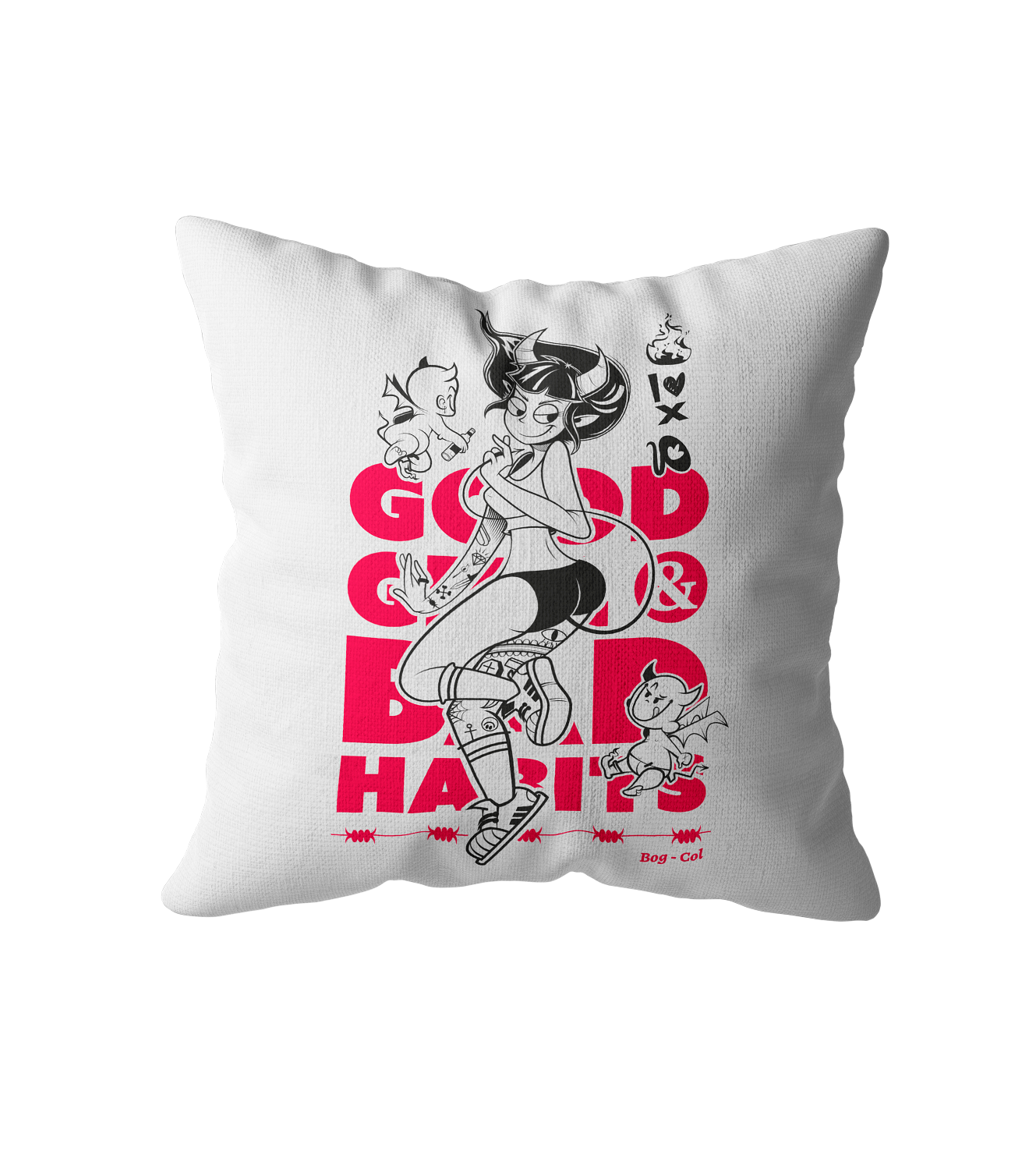 Bad Habits Pillow